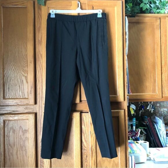 COS Creased Black Trousers Pants Pockets - 30 - Picture 1 of 13